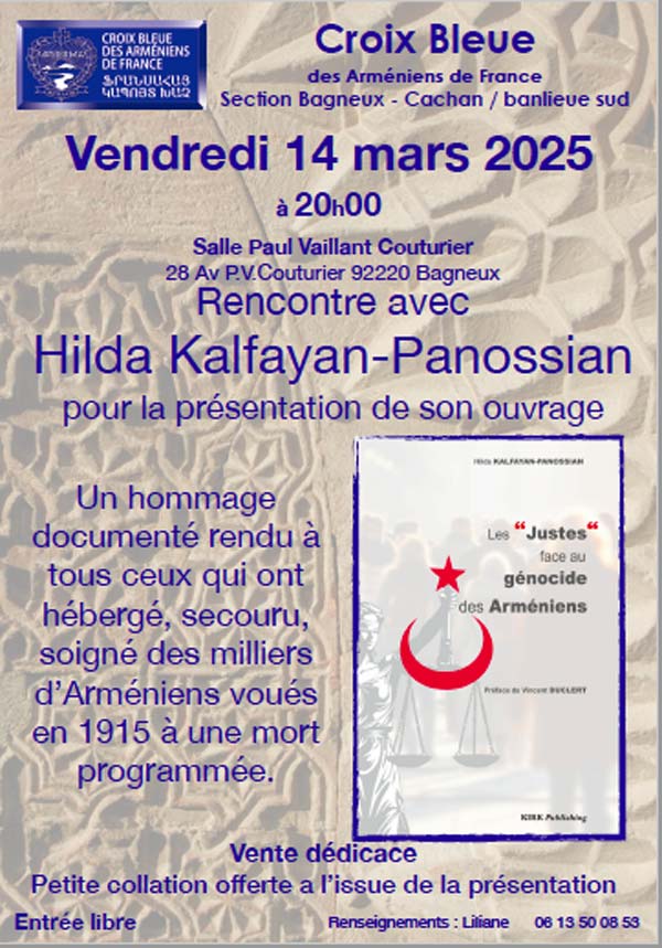 Rencontre avec Hilda Kalfayan-Panossian à Bagneux