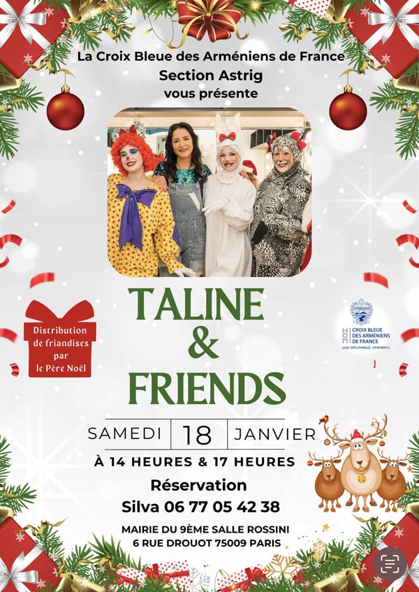 La Chanteuse Taline de retour à Paris